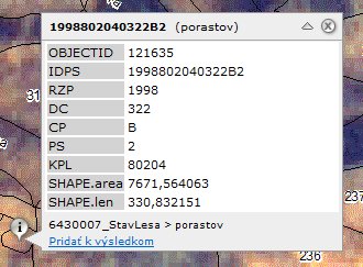Informácie o objekte Informácie o objekte